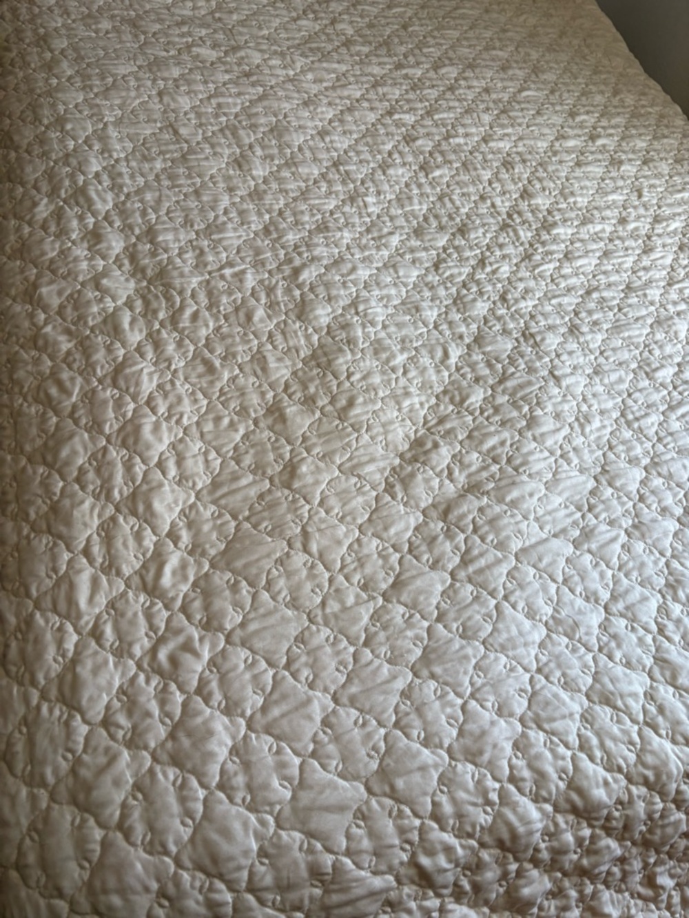Martha Stewart Oversized Floral Quilt Twin/Extra-Long /Spring Pink & Sage - Picture 10 of 11
